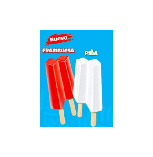 [5008] PALETA FRAMBUESA DOBLE 42 X 80 CC PANDA                       