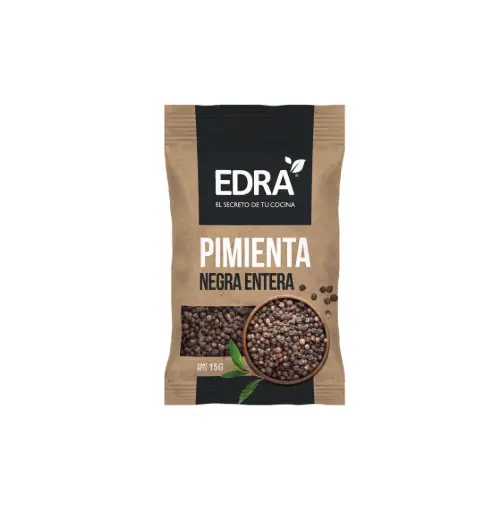 [1825] PIMIENTA NEGRA ENTERA 50 X 15 GR EDRA                         