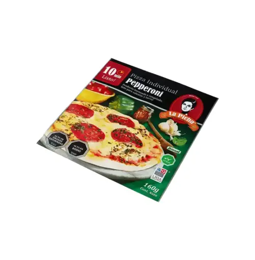 [4650] PIZZA QUESO PEPERONNI ARTESANAL INDIVIDUAL 17 CMS  LA PICHA   