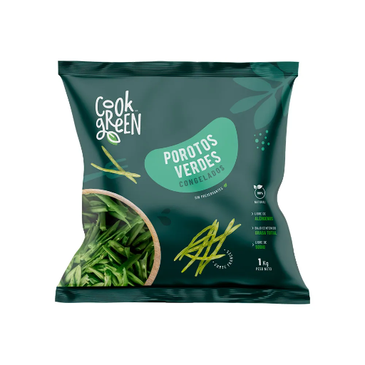 [2696B] POROTO VERDE C/F 10 * 1 KG COOK GREEN                         