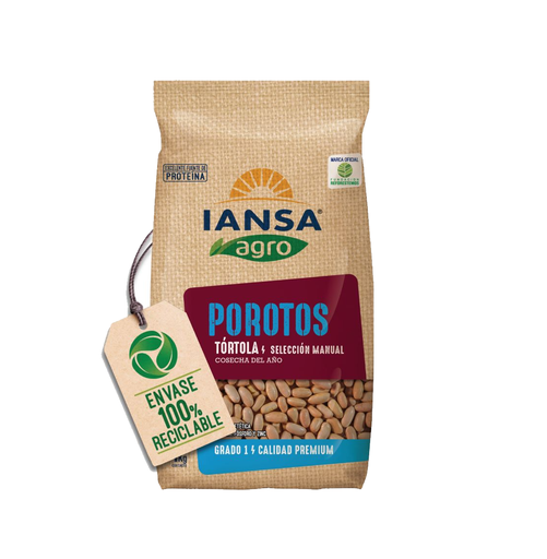 [447] POROTOS TORTOLAS 10 X 1 KG IANSA                              