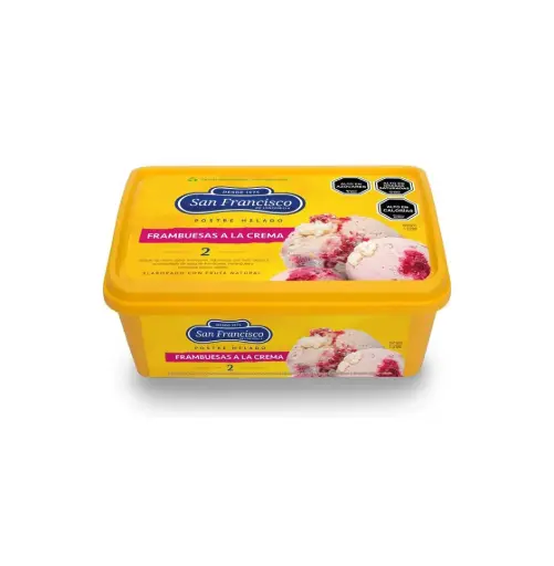 [4007] POSTRE FRAMBUESA CREMA 3 X 1 LT SAN FRANCISCO   
