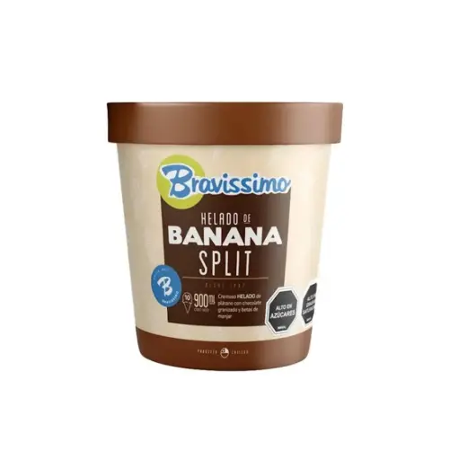 [5752] POTE BANANA SPLIT 900ml BRAVISSIMO                       