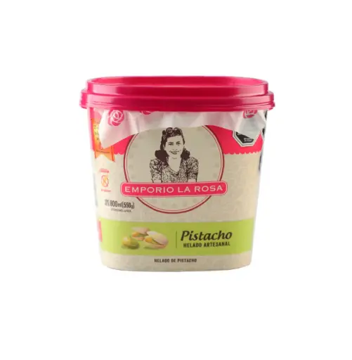 [5315] POTE HELADO ARTESANAL PISTACHO 6*550 GR EMPORIO LA ROSA