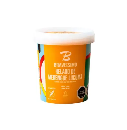 [5750] POTE MERENGUE LUCUMA 900ml BRAVISSIMO                    