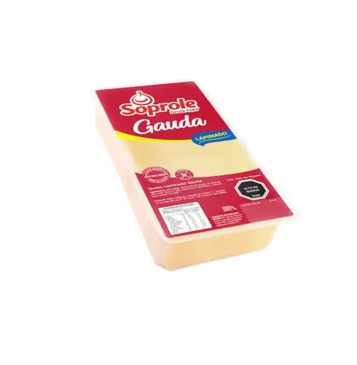 [7206] QUESO GAUDA LAMINADO  1 KG  SOPROLE                           