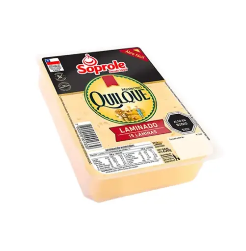 [7213] QUESO MANTECOSO LAMINADO QUILQUE 36 X 250 GR SOPROLE          
