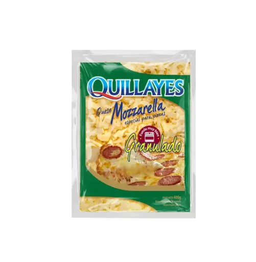 [7528] QUESO MOZZARELLA GRANULADO QUILLAYES 400 GR.                  