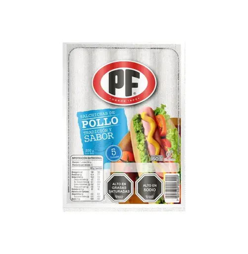 [3936] SALCHICHA POLLO 24*250 GR PF                                  