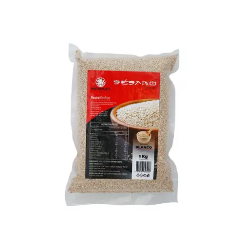 [354] SESAMO BLANCO TOSTADO 10 X 1 KG MAYAMOTO          