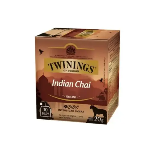 [1641] TE INDIAN CHAI 10 UN X 2 GR TWININGS                     