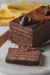 [4982] TORTA PANQUEQUE CHOCOLATE 18 X 9 CM COPPELIA                  