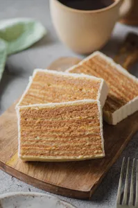 [4984] TORTA PANQUEQUE NARANJA 18 X 9 CM COPPELIA                    