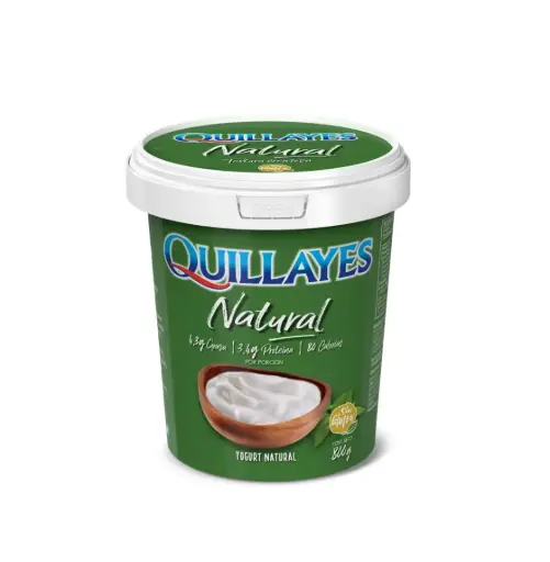 [7598] YOGUR BAT NATURAL POTE QUILLAYES 800GR                        