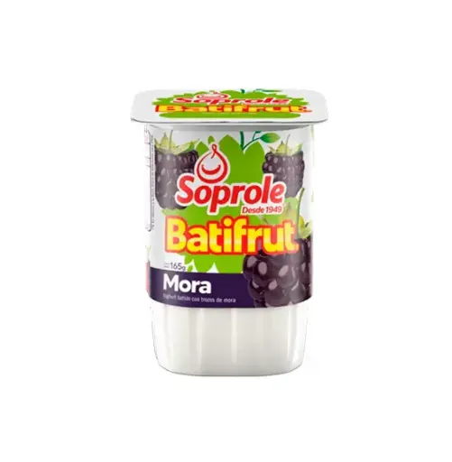 [7155] YOGUR BATIFRUT MORA 4 X 165 GR SOPROLE                        