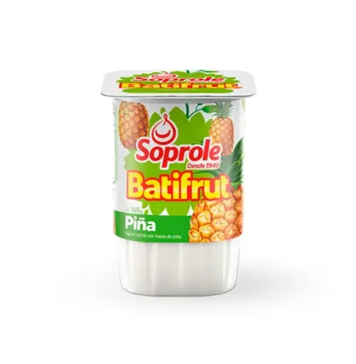 [7151] YOGUR BATIFRUT PIÑA 4 X 165 GR SOPROLE                        