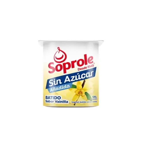 [7173] YOGUR S/AZUCAR VAINILLA 4 X 120 GR SOPROLE                    