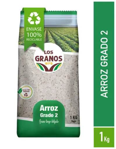 Arroz Grado 2 Importado 1 kg, Los Granos