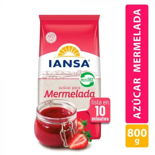 Azucar Mermeladera 800 g, Iansa
