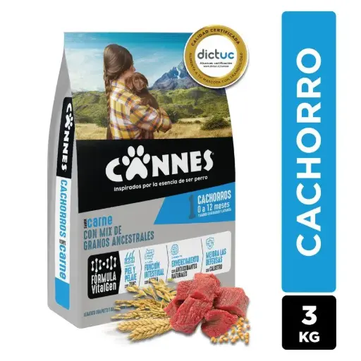 Alimento Premium Cachorro 3 kg, Cannes