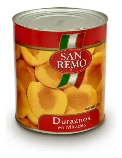 Durazno Mitad 425 g, San Remo