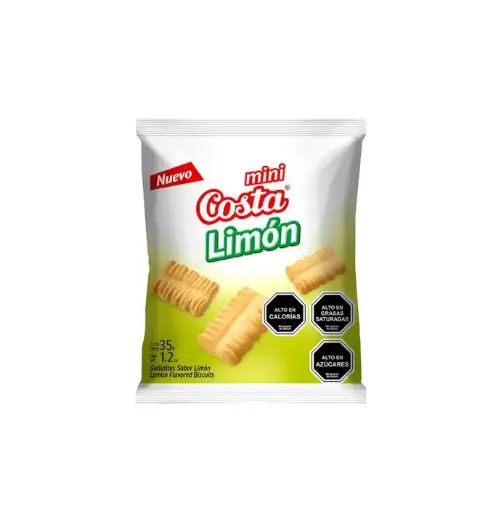 Galleta Mini Limon  30 g, Costa Ccia