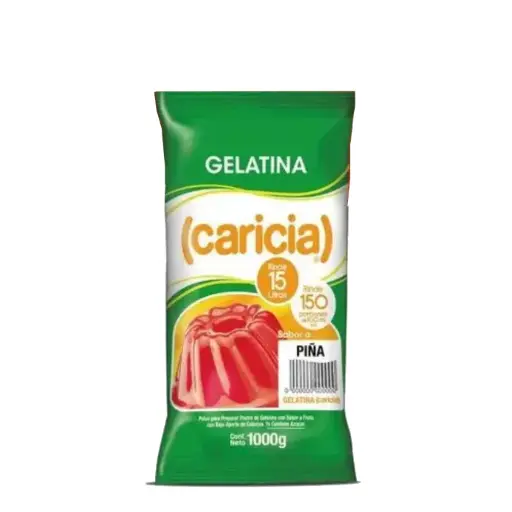 Gelatina Piña 1 kg, Caricia