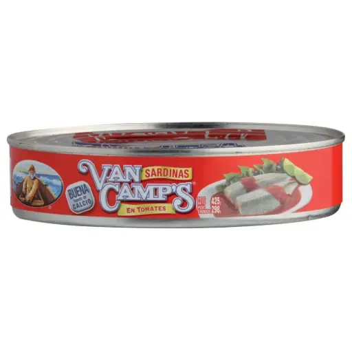 Sardinas Tomates 425 g (298 g drenado), Van Camps