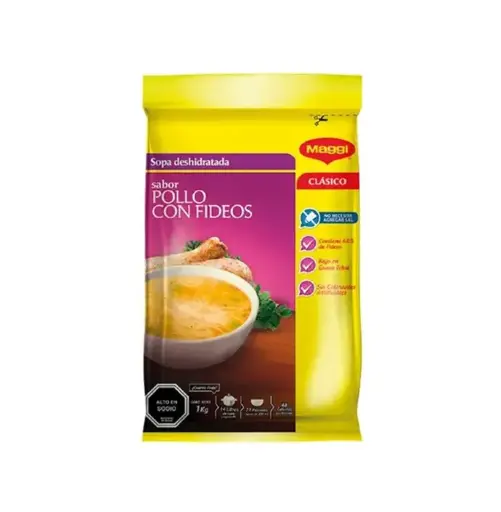 Sopa De Pollo Con Fideos 1 kg, Maggi Nestle