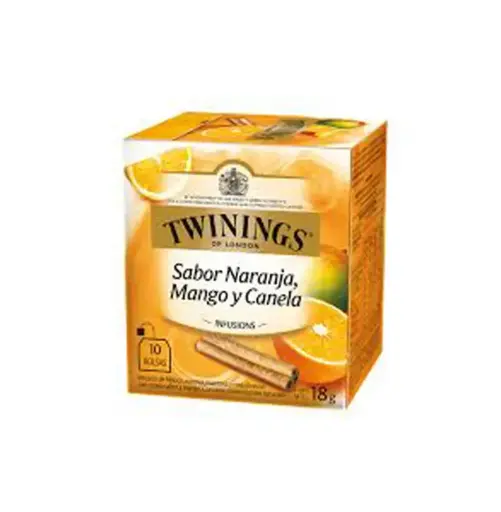 Te Naranja Mango Canela 2 g, Twinings Engel