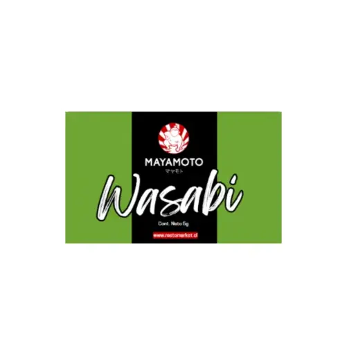 Wasabi Sachet 2000 Un  5 g, Mayamoto Restomarket