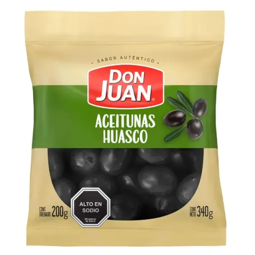 Aceituna Huasco 200 g, DON JUAN