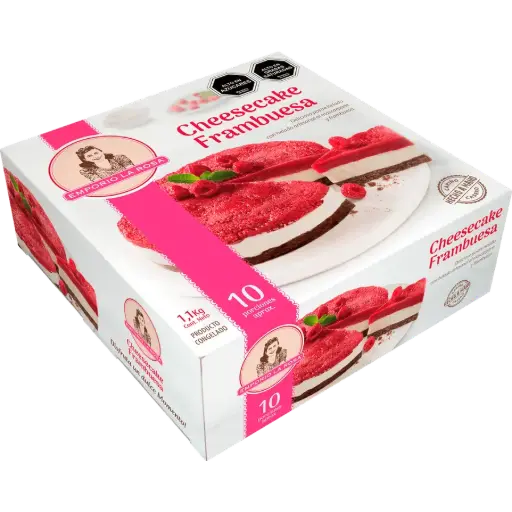 Cheesecake Frambuesa 1.1 kg, Emporio La Rosa