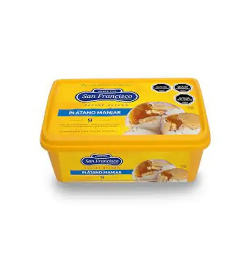 [4023] POSTRE PLATANO MANJAR 3 X 1 LT SAN FRANCISCO    