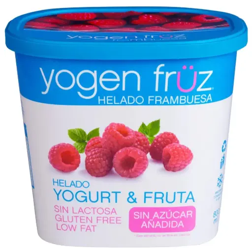 Pote Frambuesa 800 ml, Yogen Fruz