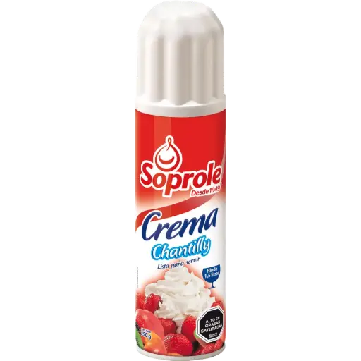 Crema Chantilly 250 g, Soprole