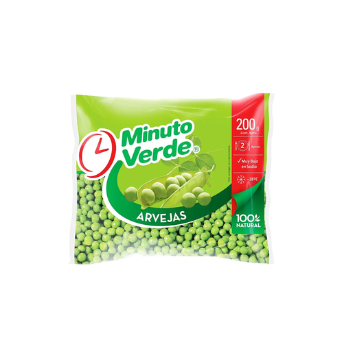 [2003] ARVEJAS 10 X 200 GR MINUTO VERDE                              