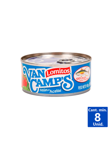 [1748] ATUN LOMO ACEITE 48 X 160 GR VAN CAMPS                        