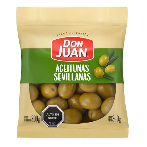 [1575] ACEITUNA SEVILLANA 12 X 200 GR DON JUAN                       