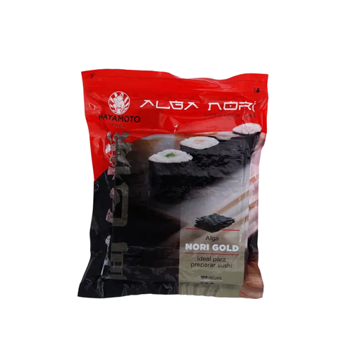 [826] ALGA MARINA NORI GOLD 100 HOJAS MAYAMOTO          